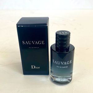 Dior Sauvage by Christian Dior Eau De Parfum 0.34 Oz Mini